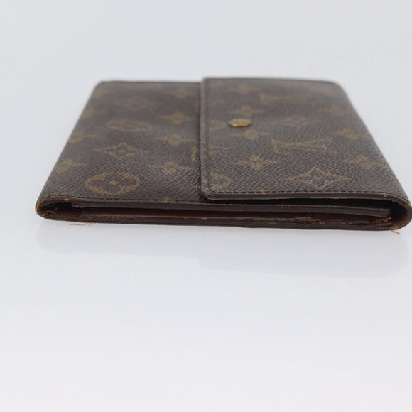 LOUIS VUITTON Monogram Long Wallet LV Auth BSZ688