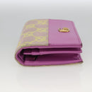GUCCI GG Canvas Compact Wallet Purple 783118 Auth BSZ689A-4
