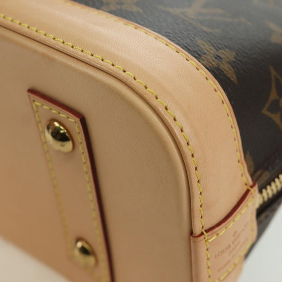 LOUIS VUITTON Monogram Alma BB Hand Bag 2way M53152 LV Auth BSZ694M