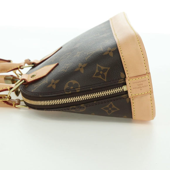 LOUIS VUITTON Monogram Alma BB Hand Bag 2way M53152 LV Auth BSZ694M