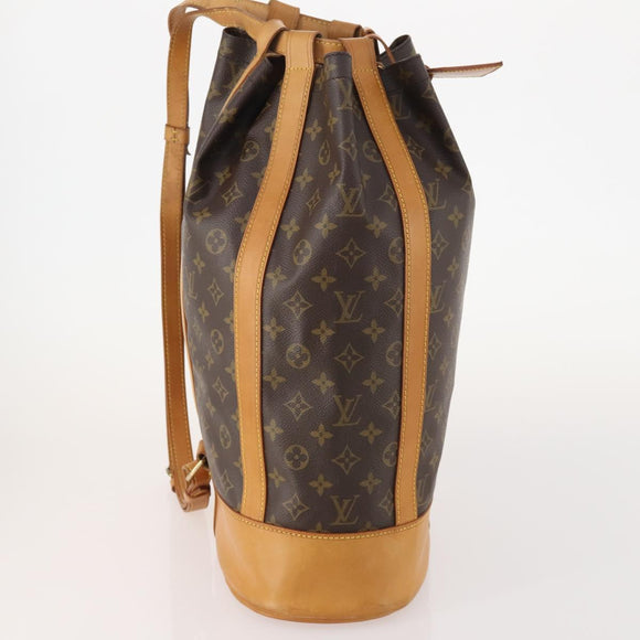 LOUIS VUITTON Monogram Randonnee GM Shoulder Bag M42244 LV Auth LNZ108