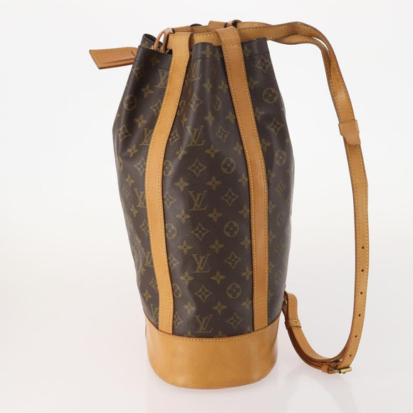 LOUIS VUITTON Monogram Randonnee GM Shoulder Bag M42244 LV Auth LNZ108