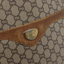 GUCCI GG Plus Supreme Web Sherry Line Tote Bag PVC Beige Red Green Auth BSZ695-16