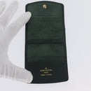 LOUIS VUITTON Taiga Buton De Manchette Cuffs Epicea M30974 LV Auth BSZ696-12