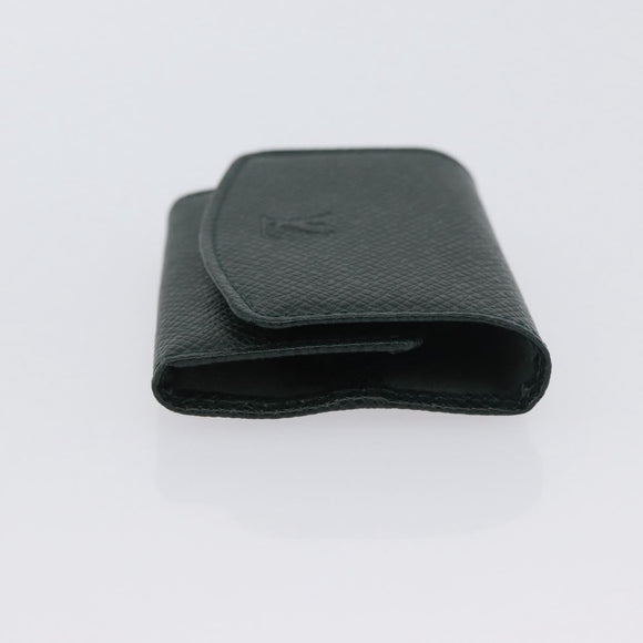 LOUIS VUITTON Taiga Buton De Manchette Cuffs Epicea M30974 LV Auth BSZ696