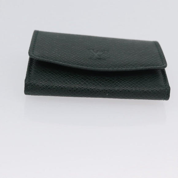 LOUIS VUITTON Taiga Buton De Manchette Cuffs Epicea M30974 LV Auth BSZ696