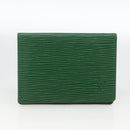 LOUIS VUITTON Monogram Epi Wallet 4 Set Green LV Auth BSZ698-16