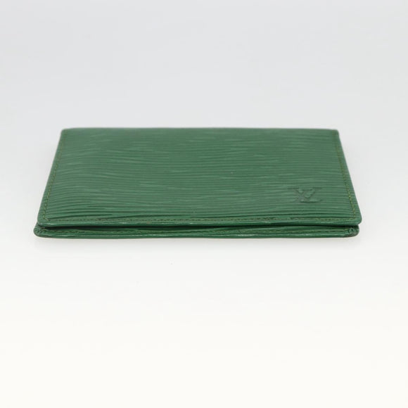 LOUIS VUITTON Monogram Epi Wallet 4 Set Green LV Auth BSZ698