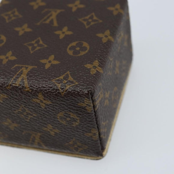 LOUIS VUITTON Monogram Jewelry Case Jewelry Box LV Auth LNZ110V