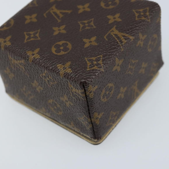 LOUIS VUITTON Monogram Jewelry Case Jewelry Box LV Auth LNZ110V