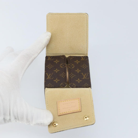 LOUIS VUITTON Monogram Jewelry Case Jewelry Box LV Auth LNZ110V