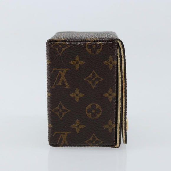 LOUIS VUITTON Monogram Jewelry Case Jewelry Box LV Auth LNZ110V