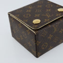 LOUIS VUITTON Monogram Jewelry Case Jewelry Box LV Auth LNZ110V-14