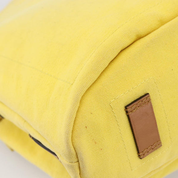 GUCCI Shoulder Bag Canvas Outlet Yellow Gold 110232 Auth LNZ114