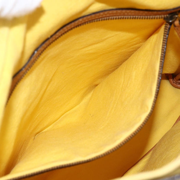 GUCCI Shoulder Bag Canvas Outlet Yellow Gold 110232 Auth LNZ114