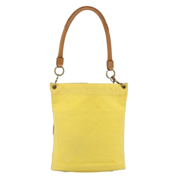 GUCCI Shoulder Bag Canvas Outlet Yellow Gold 110232 Auth LNZ114
