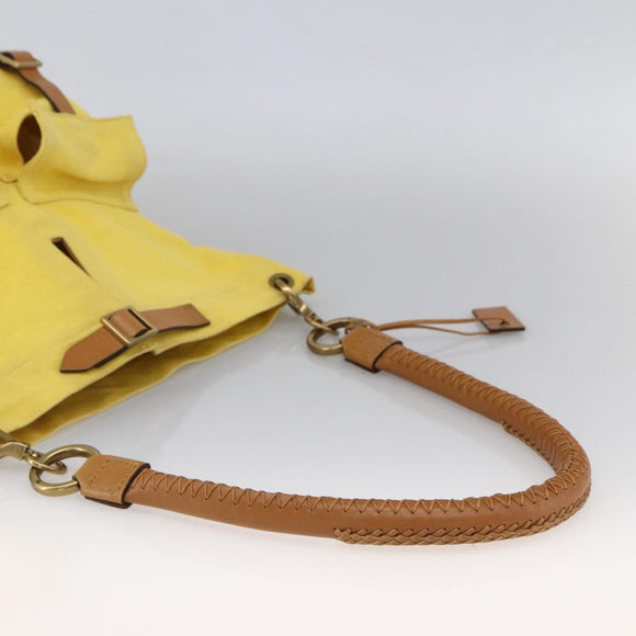GUCCI Shoulder Bag Canvas Outlet Yellow Gold 110232 Auth LNZ114