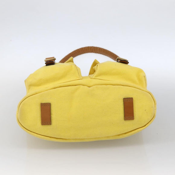 GUCCI Shoulder Bag Canvas Outlet Yellow Gold 110232 Auth LNZ114