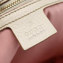 GUCCI GG Canvas Sherry Line Tote Bag Beige Gold pink 139260 Auth LNZ121-17