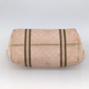 GUCCI GG Canvas Sherry Line Tote Bag Beige Gold pink 139260 Auth LNZ121-5