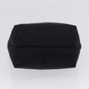 CELINE Circle Pouch Canvas Black Gold Auth LNZ123A-5