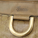 GUCCI GG Crystal Shoulder Bag Beige Gold 203257 Auth LNZ124-17