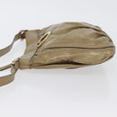 GUCCI GG Crystal Shoulder Bag Beige Gold 203257 Auth LNZ124-4