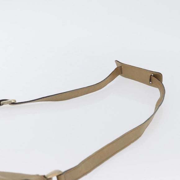 GUCCI GG Crystal Shoulder Bag Beige Gold 203257 Auth LNZ124