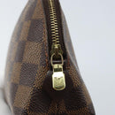 LOUIS VUITTON Damier Ebene Pochette Cosmetic PM Pouch N47516 LV Auth LNZ126-8