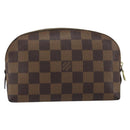 LOUIS VUITTON Damier Ebene Pochette Cosmetic PM Pouch N47516 LV Auth LNZ126-2