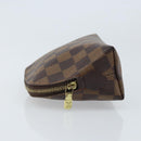 LOUIS VUITTON Damier Ebene Pochette Cosmetic PM Pouch N47516 LV Auth LNZ126-4