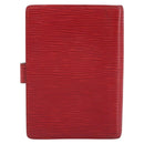 LOUIS VUITTON Epi Agenda PM Day Planner Cover Red R20057 LV Auth LNZ128-2