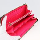 LOUIS VUITTON Monogram Graffiti Zippy Wallet Wallet Pink M93710 Auth LNZ129V-13