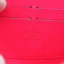 LOUIS VUITTON Monogram Graffiti Zippy Wallet Wallet Pink M93710 Auth LNZ129V-14