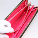 LOUIS VUITTON Monogram Graffiti Zippy Wallet Wallet Pink M93710 Auth LNZ129V-18
