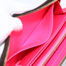 LOUIS VUITTON Monogram Graffiti Zippy Wallet Wallet Pink M93710 Auth LNZ129V-22