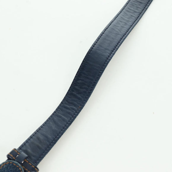 CHANEL COCO Riem spijkerstof 29,9" Blauw CC Auth LNZ132M