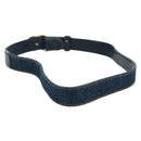CHANEL COCO Mark Belt Denim 29.9"" Blue CC Auth LNZ132M-2