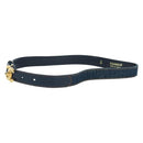 CHANEL COCO Mark Belt Denim 29.9"" Blue CC Auth LNZ132M-3