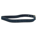 CHANEL COCO Mark Belt Denim 29.9"" Blue CC Auth LNZ132M-4