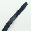 CHANEL COCO Mark Belt Denim 29.9"" Blue CC Auth LNZ132M-5