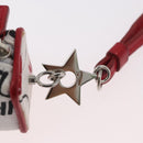 Christian Dior Hardcore Neck Pouch Canvas White Silver Auth LNZ139V-18