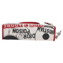 Christian Dior Hardcore Neck Pouch Canvas White Silver Auth LNZ139V-2