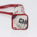 Christian Dior Hardcore Neck Pouch Canvas White Silver Auth LNZ139V-3