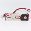 Christian Dior Hardcore Neck Pouch Canvas White Silver Auth LNZ139V-5