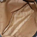 Salvatore Ferragamo Gancini Hand Bag Leather Black Silver Auth LNZ140-22