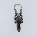 Chrome Hearts #5 Dagger Charm Pendant Top Ag925 Silver Auth LNZ146SM-2