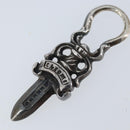 Chrome Hearts #5 Dagger Charm Pendant Top Ag925 Silver Auth LNZ146SM-4