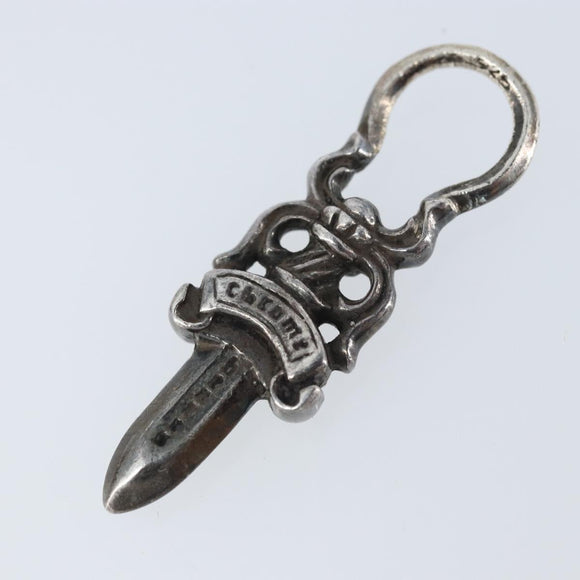 Chrome Hearts #5 Dagger Charm Pendant Top Ag925 Silver Auth LNZ146SM