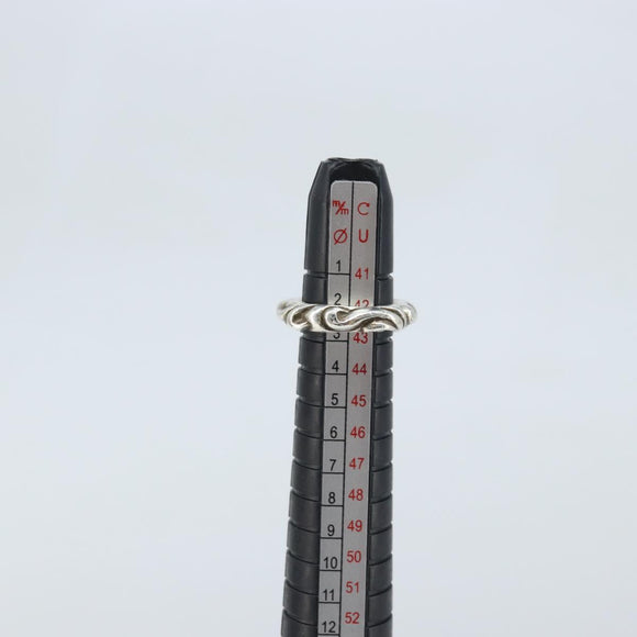 Chrome Hearts Scroll Band Ring Ag925 Silver Auth LNZ147SM
